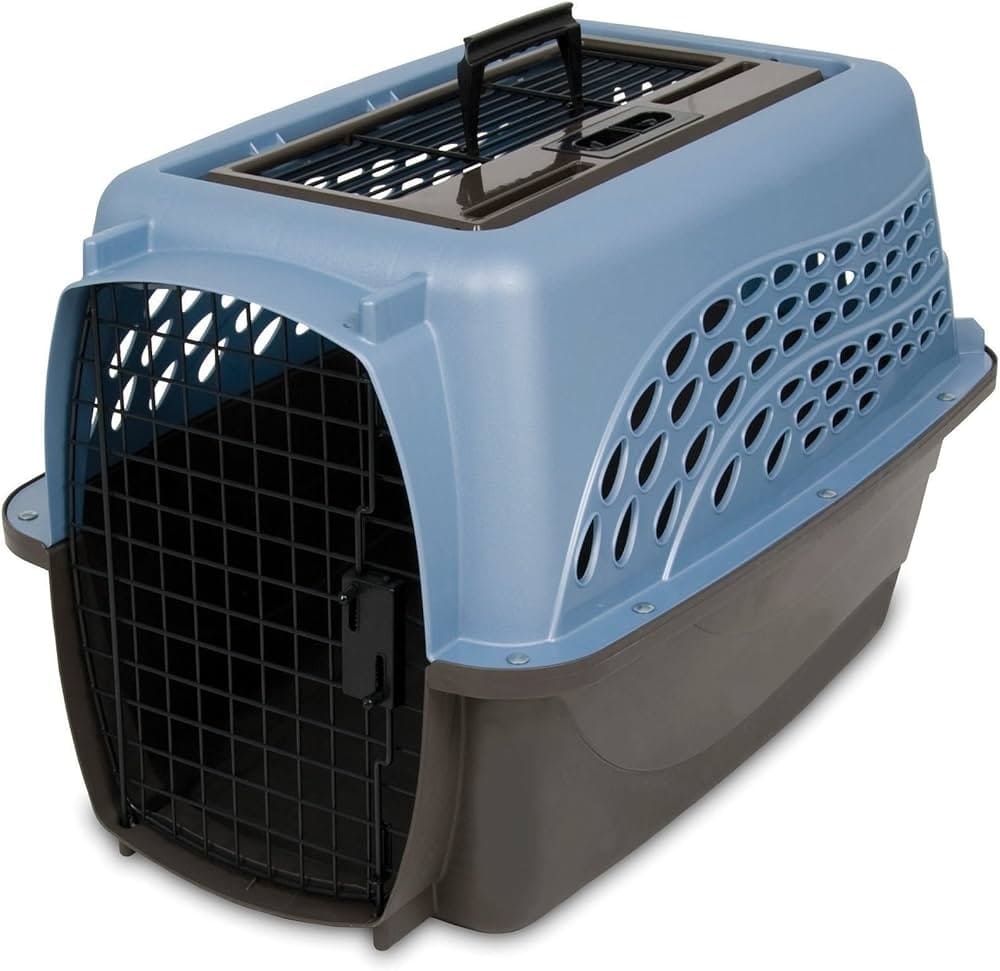 Two Door Top Load Pet Kennel by Petmate